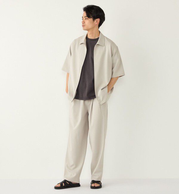 SHIPS Colors 「SHIPS Colors:〈吸水速乾・洗濯機可能〉2WAY ストレッチ ジップ シャツ◇」|シャツ・ブラウス|