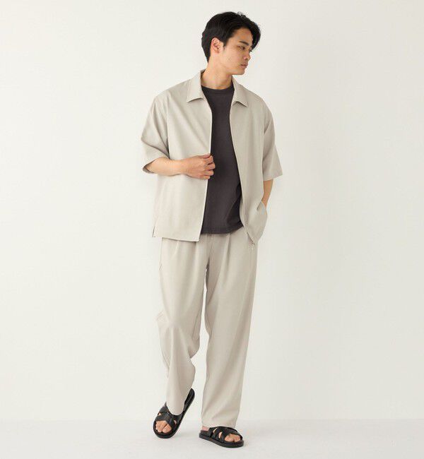 SHIPS Colors 「SHIPS Colors:〈吸水速乾・洗濯機可能〉2WAY ストレッチ ジップ シャツ◇」|シャツ・ブラウス|