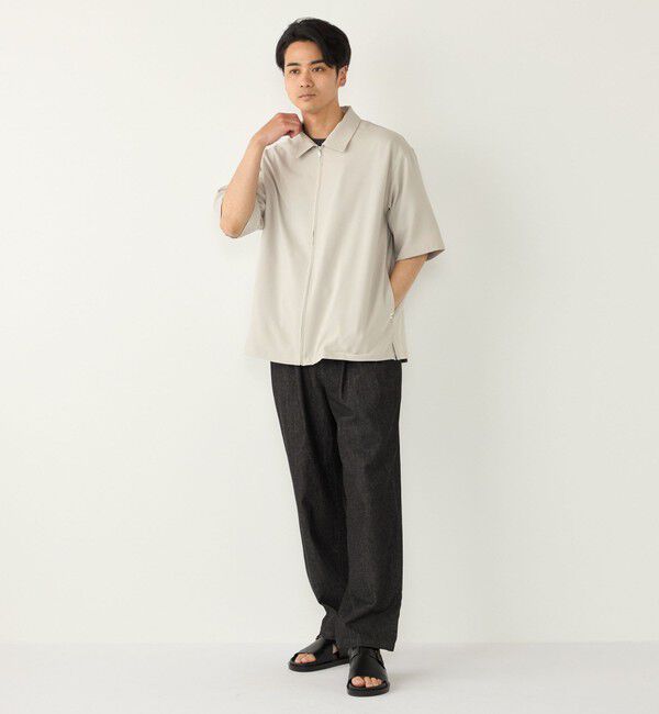 SHIPS Colors 「SHIPS Colors:〈吸水速乾・洗濯機可能〉2WAY ストレッチ ジップ シャツ◇」|シャツ・ブラウス|