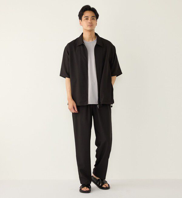 SHIPS Colors 「SHIPS Colors:〈吸水速乾・洗濯機可能〉2WAY ストレッチ ジップ シャツ◇」|シャツ・ブラウス|