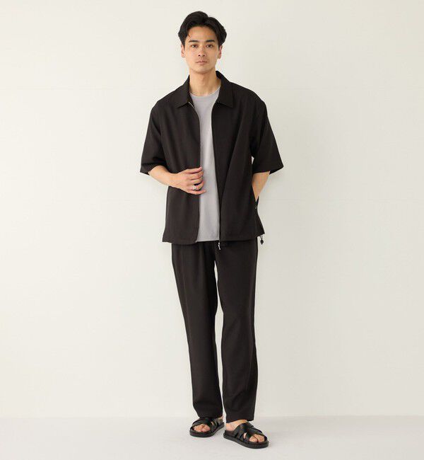 SHIPS Colors 「SHIPS Colors:〈吸水速乾・洗濯機可能〉2WAY ストレッチ ジップ シャツ◇」|シャツ・ブラウス|