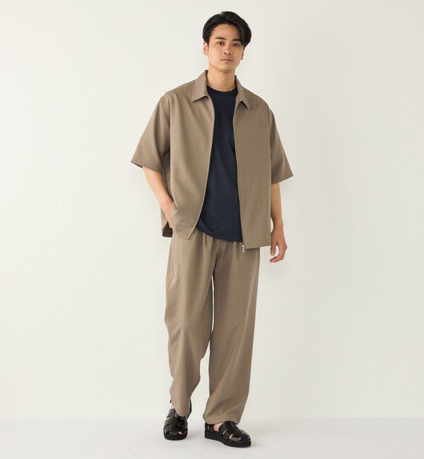 SHIPS Colors 「SHIPS Colors:〈吸水速乾・洗濯機可能〉2WAY ストレッチ ジップ シャツ◇」|シャツ・ブラウス|
