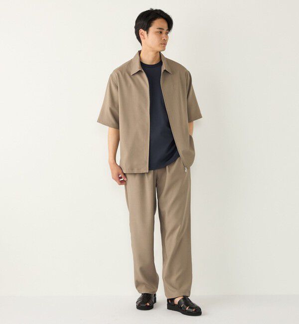 SHIPS Colors 「SHIPS Colors:〈吸水速乾・洗濯機可能〉2WAY ストレッチ ジップ シャツ◇」|シャツ・ブラウス|