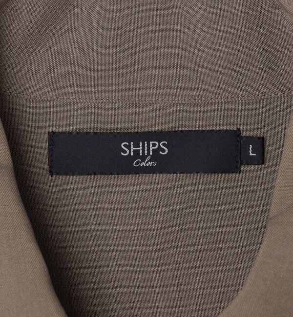 SHIPS Colors 「SHIPS Colors:〈吸水速乾・洗濯機可能〉2WAY ストレッチ ジップ シャツ◇」|シャツ・ブラウス|