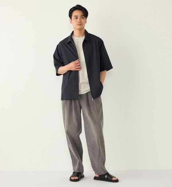 SHIPS Colors 「SHIPS Colors:〈吸水速乾・洗濯機可能〉2WAY ストレッチ ジップ シャツ◇」|シャツ・ブラウス|