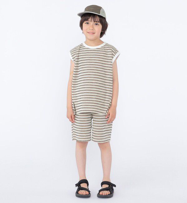 SHIPS KIDS「SHIPS KIDS:100～130cm / ジャカード ショート パンツ」|その他|