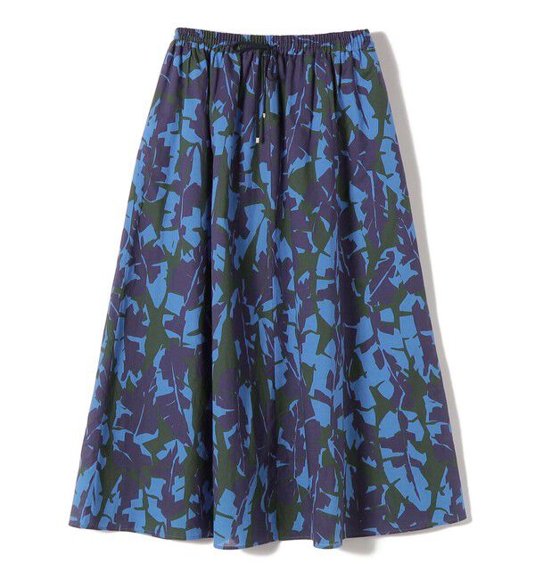 SHIPS for women「〈手洗い可能〉DEVEAUX リーフ プリント スカート」|スカート|
