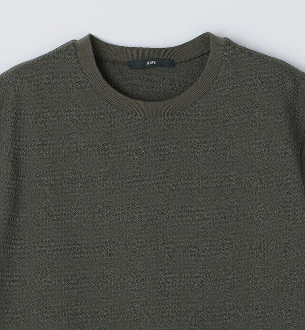 SHIPS「SHIPS:〈MADE IN JAPAN〉リンクス ジャカード Tシャツ」|Tシャツ・カットソー|