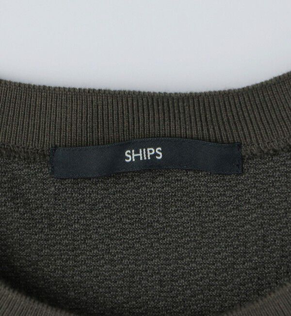 SHIPS「SHIPS:〈MADE IN JAPAN〉リンクス ジャカード Tシャツ」|Tシャツ・カットソー|