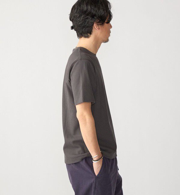SHIPS「SHIPS:〈MADE IN JAPAN〉リンクス ジャカード Tシャツ」|Tシャツ・カットソー|