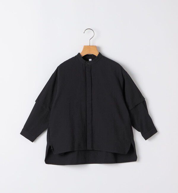 SHIPS KIDS「MOUN TEN.: 110～140cm /デタッチャブル シャツ」|シャツ・ブラウス|ブラック