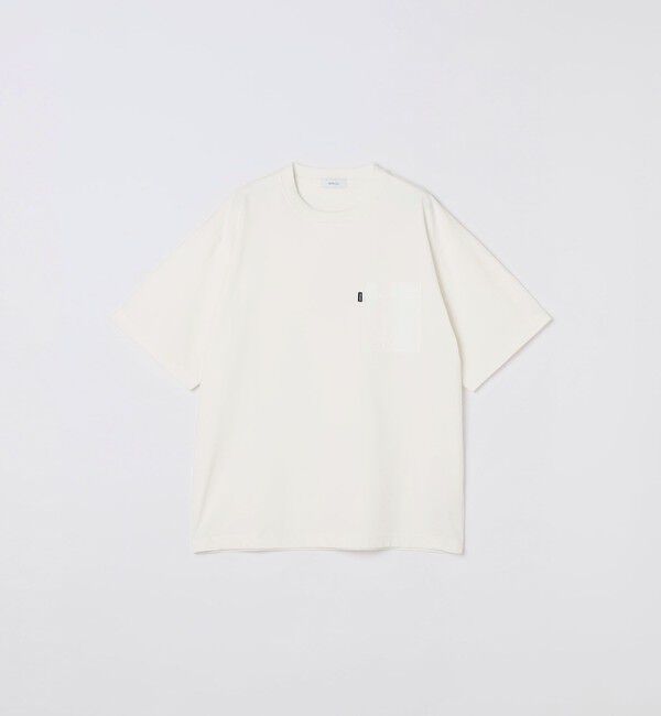 SHIPS any「【WEB限定】SHIPS any:〈撥水加工〉リラックス ナイロンポケット クルーネック Tシャツ◇」|Tシャツ・カットソー|