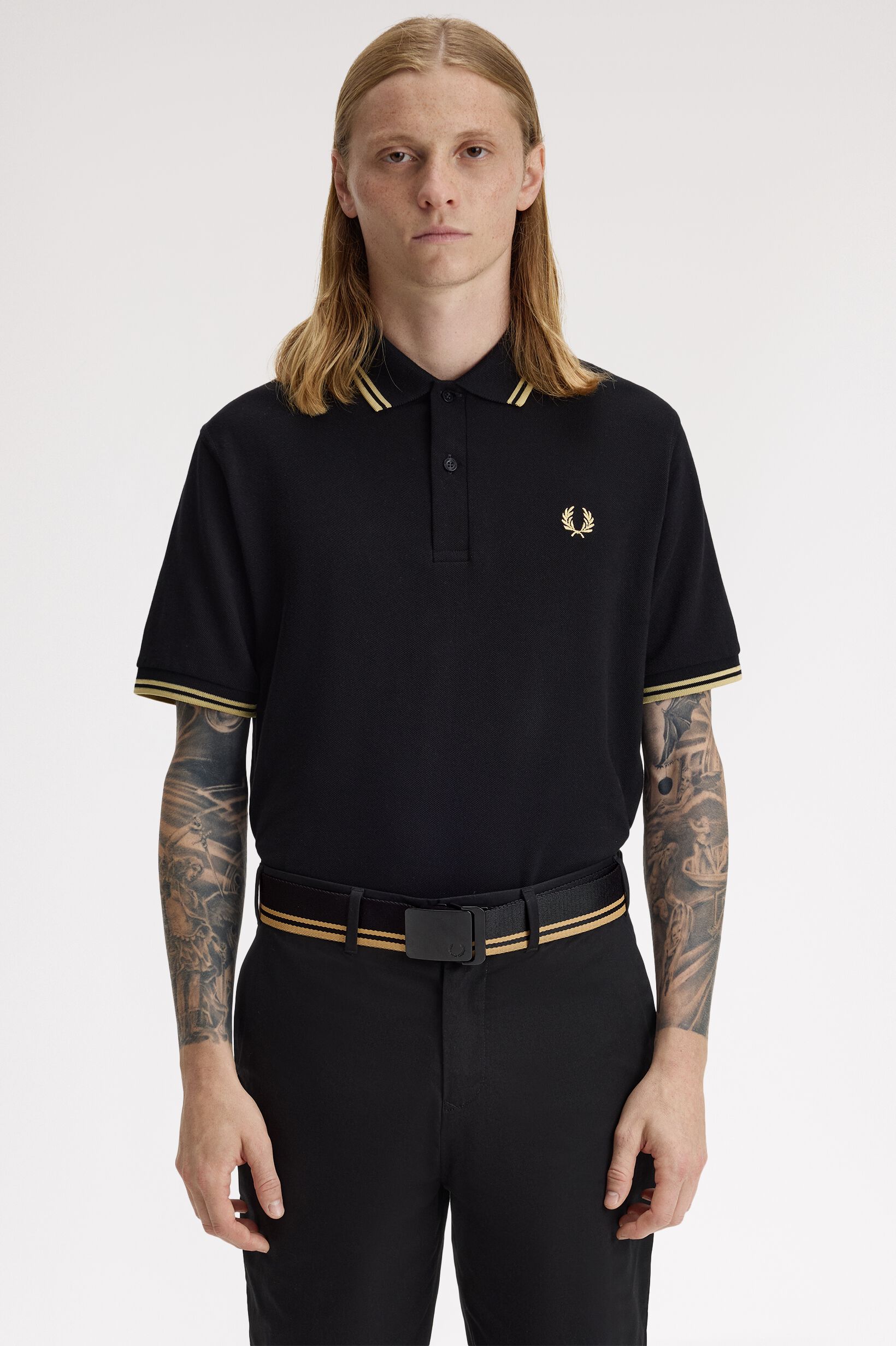 FRED PERRY 「Tipped Webbing Belt／ティップラインウェビングベルト」|ベルト|