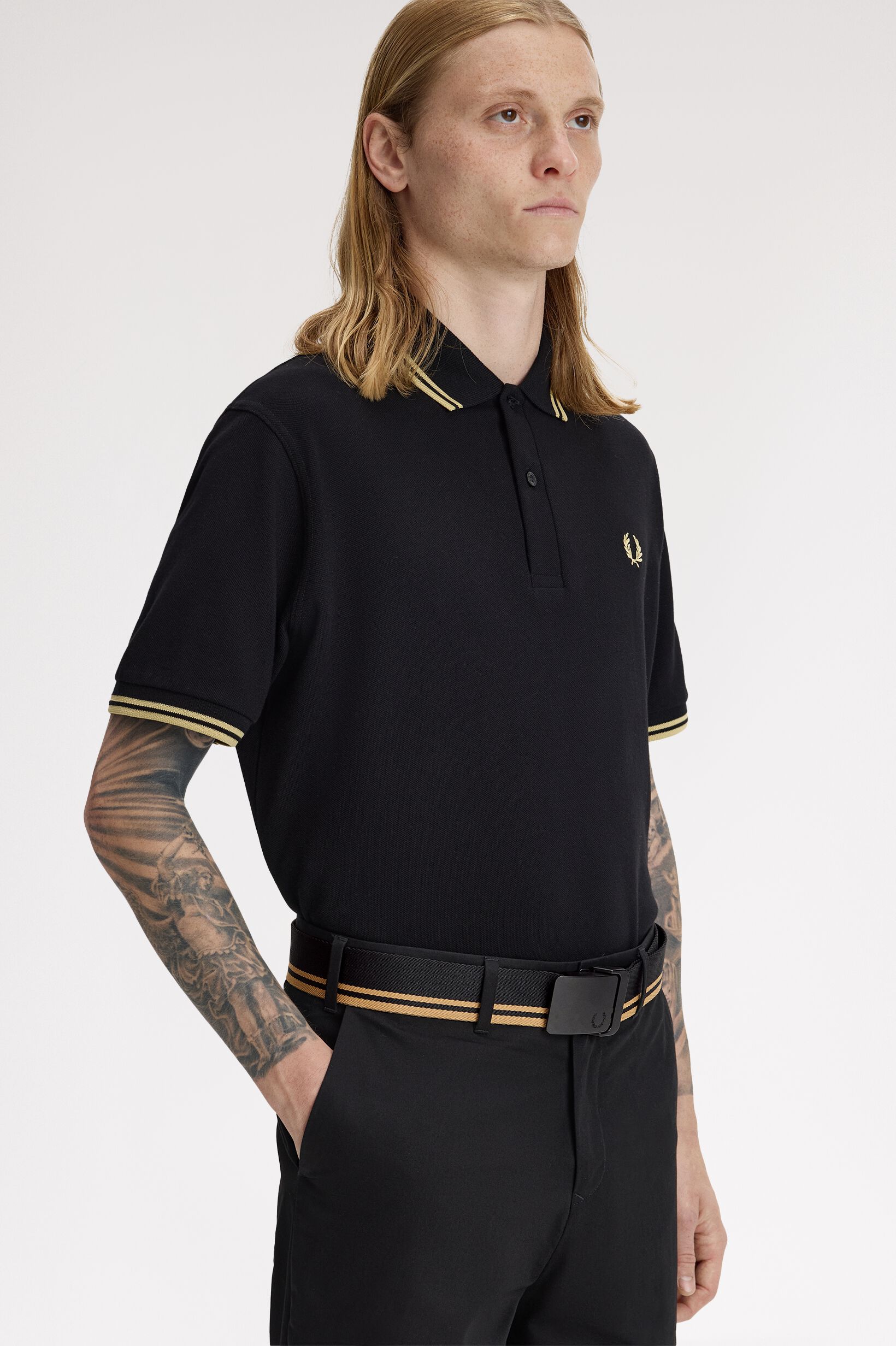 FRED PERRY 「Tipped Webbing Belt／ティップラインウェビングベルト」|ベルト|