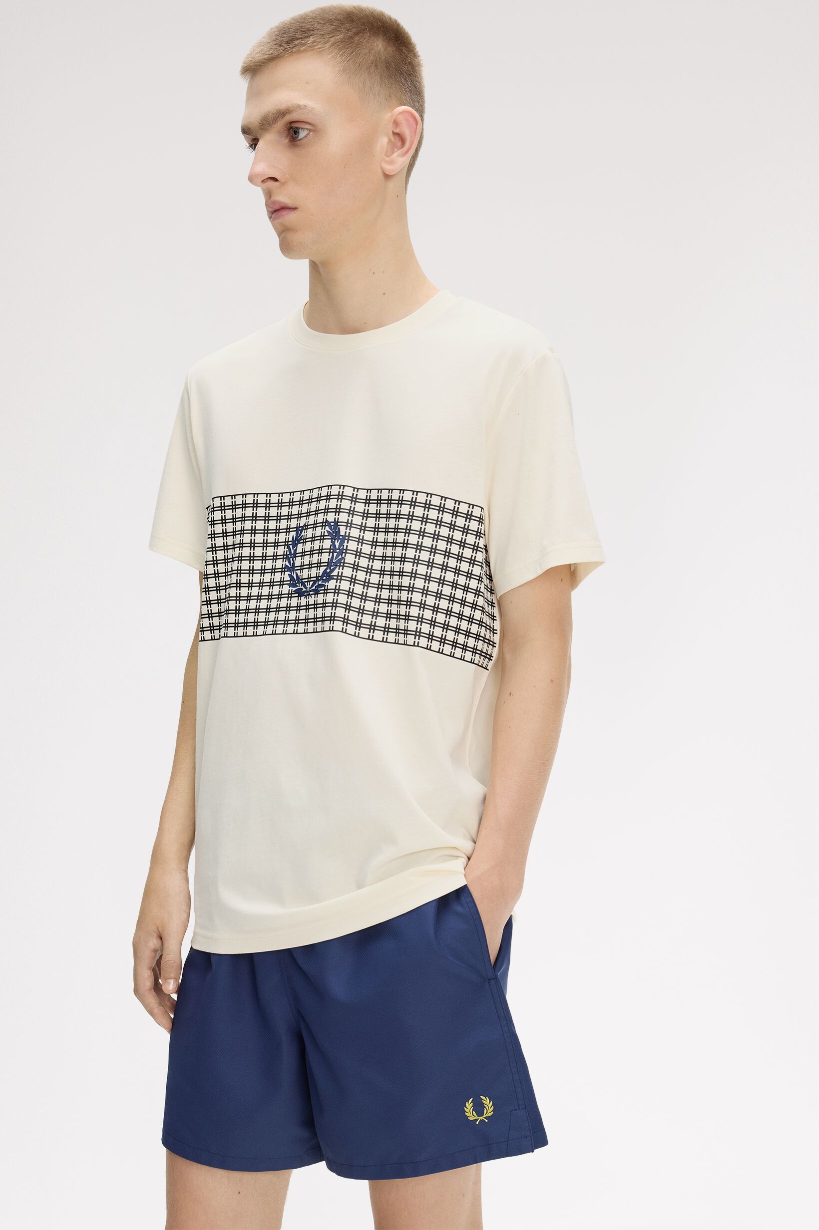 FRED PERRY 「Tennis Net Graphic T-Shirt／テニスネットグラフィックTシャツ」|Tシャツ・カットソー|ECRU