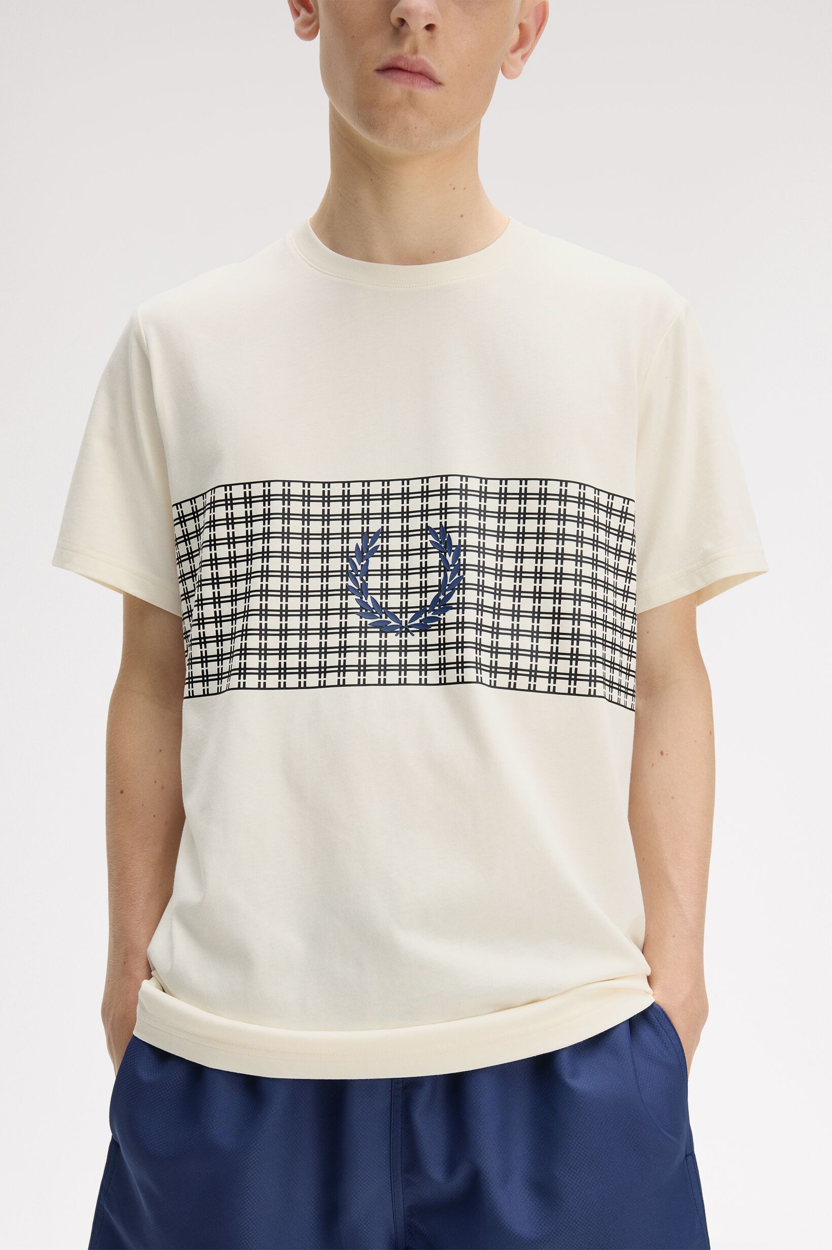 FRED PERRY 「Tennis Net Graphic T-Shirt／テニスネットグラフィックTシャツ」|Tシャツ・カットソー|