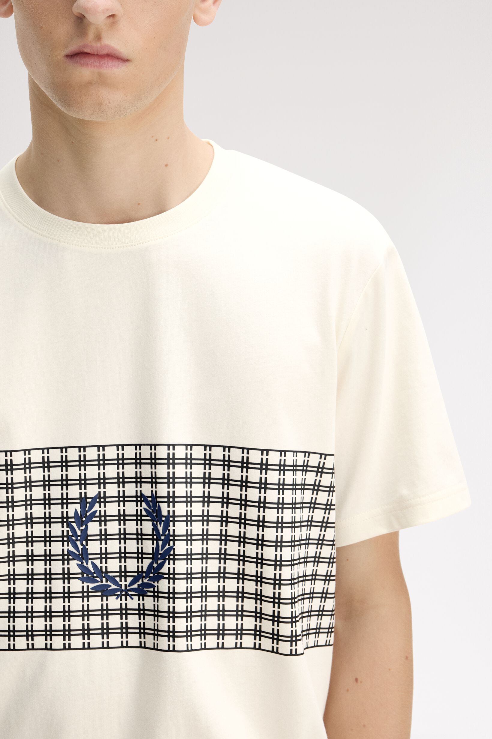 FRED PERRY 「Tennis Net Graphic T-Shirt／テニスネットグラフィックTシャツ」|Tシャツ・カットソー|