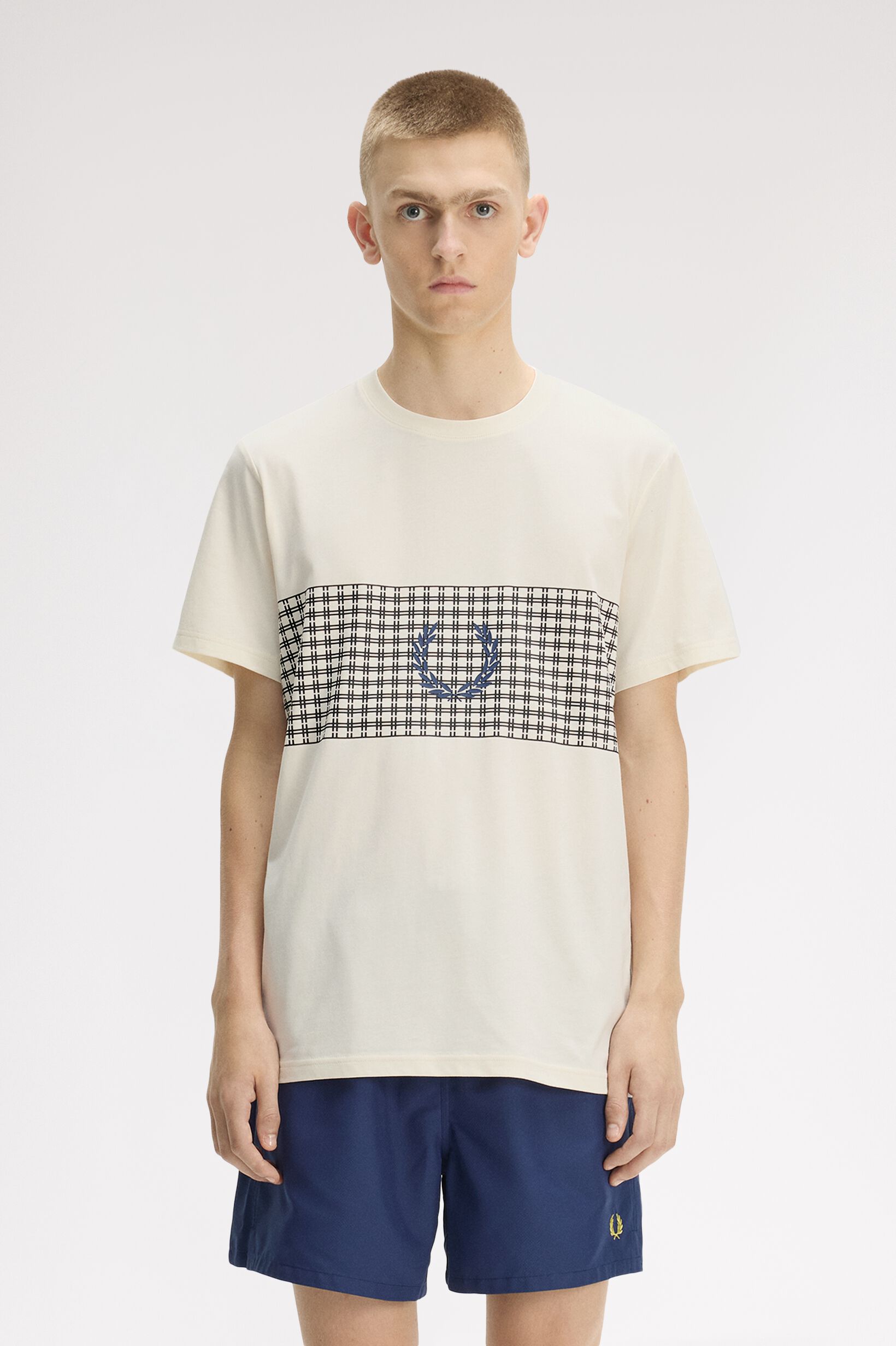 FRED PERRY 「Tennis Net Graphic T-Shirt／テニスネットグラフィックTシャツ」|Tシャツ・カットソー|