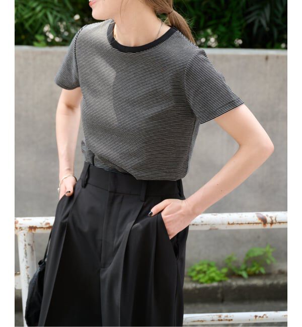 OUTDOOR PRODUCTS Usual Things「リンガーボーダーTEE セットアップ対応」|Tシャツ・カットソー|