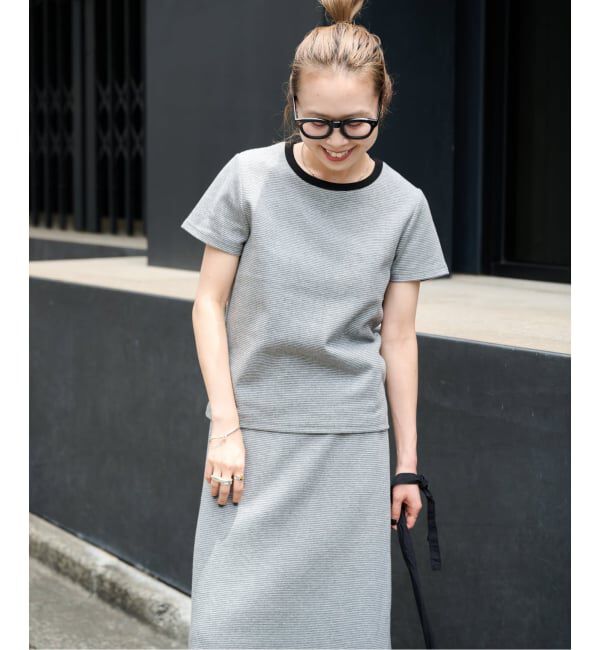 OUTDOOR PRODUCTS Usual Things「リンガーボーダーTEE セットアップ対応」|Tシャツ・カットソー|