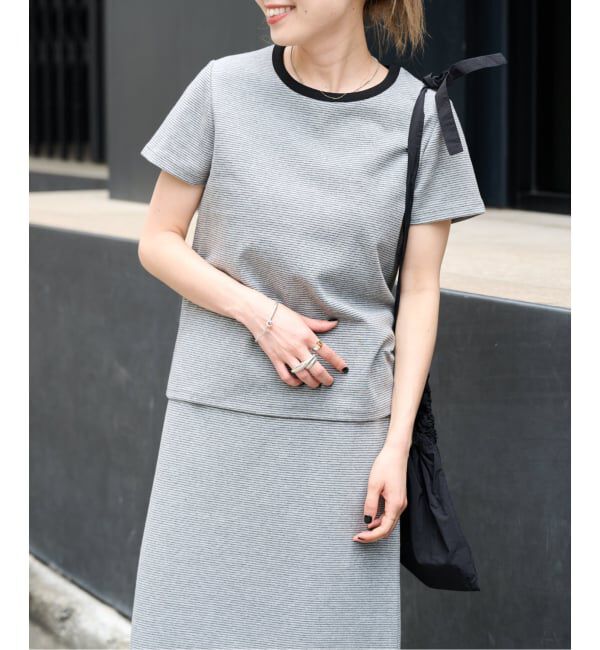 OUTDOOR PRODUCTS Usual Things「リンガーボーダーTEE セットアップ対応」|Tシャツ・カットソー|