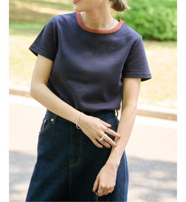 OUTDOOR PRODUCTS Usual Things「リンガーボーダーTEE セットアップ対応」|Tシャツ・カットソー|
