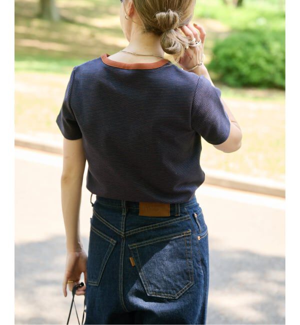 OUTDOOR PRODUCTS Usual Things「リンガーボーダーTEE セットアップ対応」|Tシャツ・カットソー|
