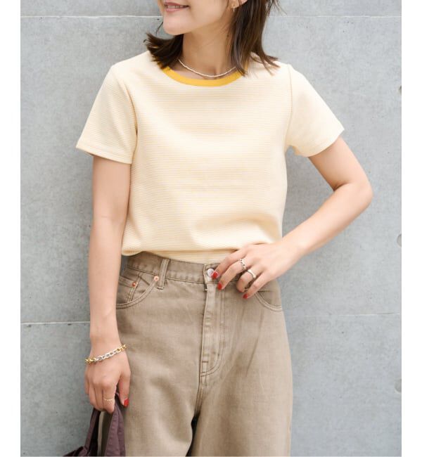 OUTDOOR PRODUCTS Usual Things「リンガーボーダーTEE セットアップ対応」|Tシャツ・カットソー|