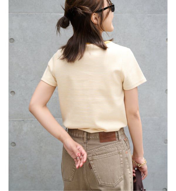 OUTDOOR PRODUCTS Usual Things「リンガーボーダーTEE セットアップ対応」|Tシャツ・カットソー|