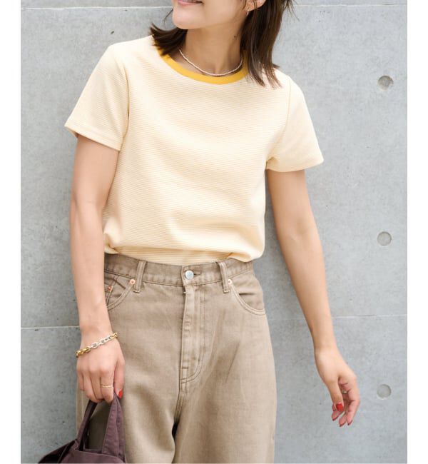 OUTDOOR PRODUCTS Usual Things「リンガーボーダーTEE セットアップ対応」|Tシャツ・カットソー|