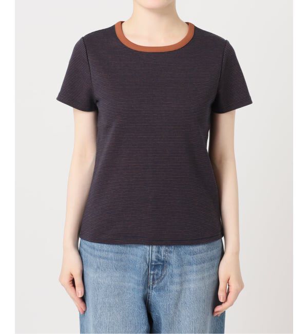 OUTDOOR PRODUCTS Usual Things「リンガーボーダーTEE セットアップ対応」|Tシャツ・カットソー|