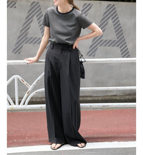 OUTDOOR PRODUCTS Usual Things「リンガーボーダーTEE セットアップ対応」|Tシャツ・カットソー|