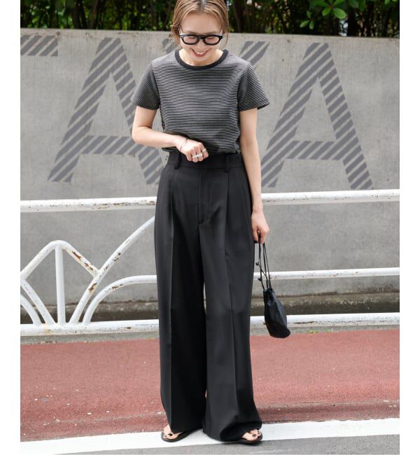 OUTDOOR PRODUCTS Usual Things「リンガーボーダーTEE セットアップ対応」|Tシャツ・カットソー|
