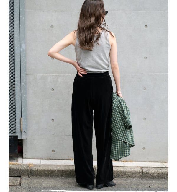 OUTDOOR PRODUCTS Usual Things「≪予約≫追加 ベロアフレアパンツ」|スラックス|