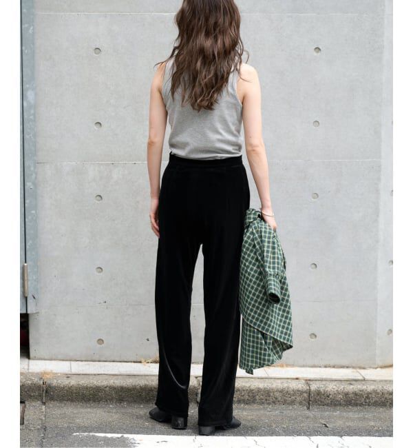 OUTDOOR PRODUCTS Usual Things「≪予約≫追加 ベロアフレアパンツ」|スラックス|