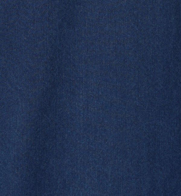 TOMORROWLAND MENS「コットンインディゴ セミワイドカラーシャツ CANCLINI」|シャツ・ブラウス|