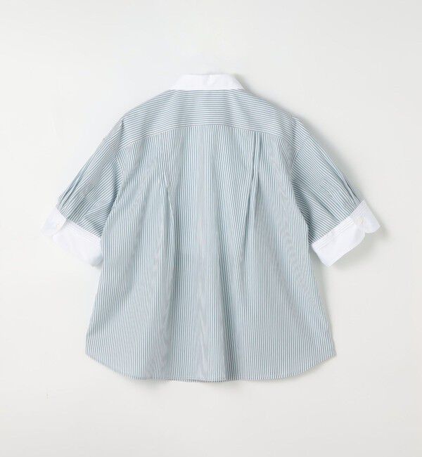 CABaN「200/2ｽﾄﾗｲﾌﾟ ボザムタックHSシャツ」|シャツ・ブラウス|