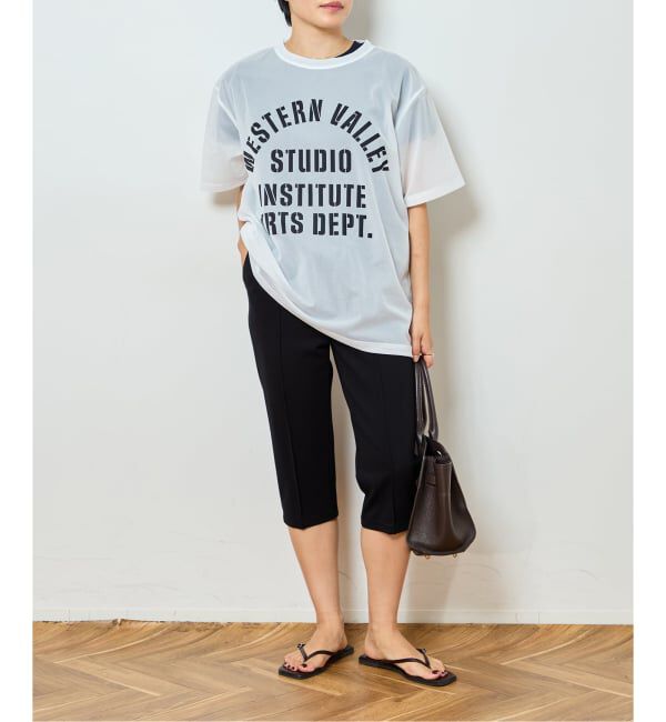  「SHEER LOGO TEE」|Tシャツ・カットソー|