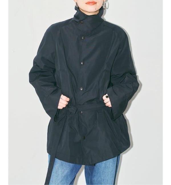  「《予約》SHORT TRENCH コート」|その他|ブラック