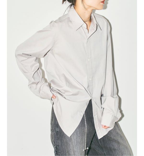  「《予約》2WAY COLLAR シャツ」|シャツ・ブラウス|グレーA