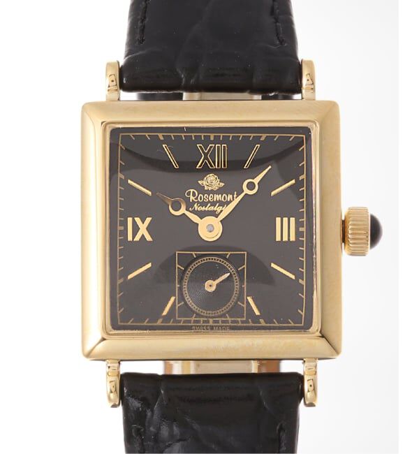 HIROB「Rosemont N011-YBR BBK Yellow gold」|腕時計|
