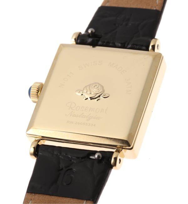 HIROB「Rosemont N011-YBR BBK Yellow gold」|腕時計|