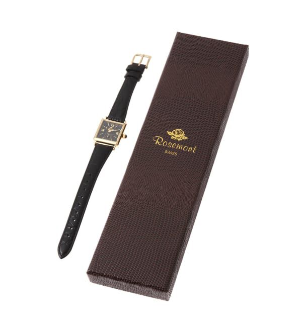 HIROB「Rosemont N011-YBR BBK Yellow gold」|腕時計|