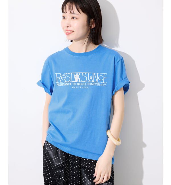 SLOBE IENA「WAVE UNION ロゴTシャツ」|Tシャツ・カットソー|