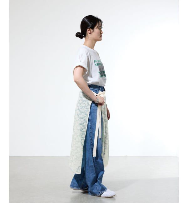 IENA「《一部店舗限定》フラワージャガード ラップスカート」|スカート|