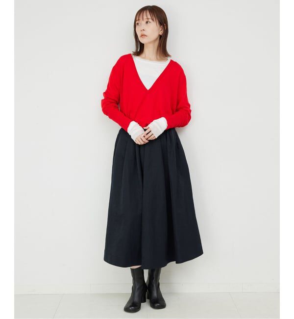 SLOBE IENA「《WEB限定カラーあり/追加7予約》レイヤードスリーブロンTEE」|Tシャツ・カットソー|