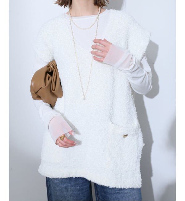 SLOBE IENA「《WEB限定カラーあり/追加7予約》レイヤードスリーブロンTEE」|Tシャツ・カットソー|