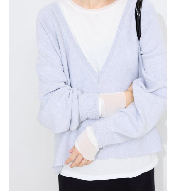 SLOBE IENA「《WEB限定カラーあり/追加7予約》レイヤードスリーブロンTEE」|Tシャツ・カットソー|