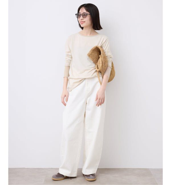 SLOBE IENA「《WEB限定カラーあり/追加7予約》レイヤードスリーブロンTEE」|Tシャツ・カットソー|