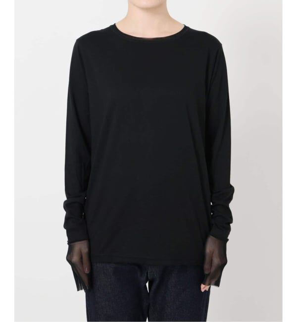 SLOBE IENA「《WEB限定カラーあり/追加7予約》レイヤードスリーブロンTEE」|Tシャツ・カットソー|